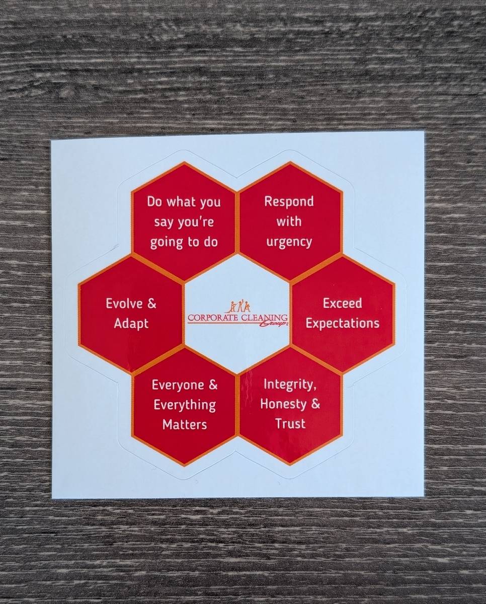 CCG Stickers Series 1 - Individual 5 CCG Core Values Sticker
